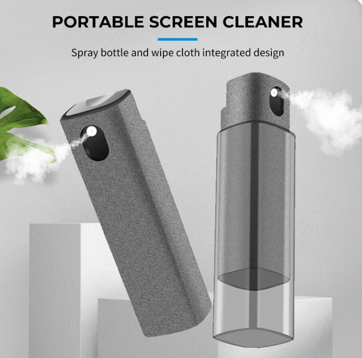 Freshnology™ 2 in 1 Microfiber Screen Cleaner Spray Bottle